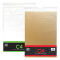 LEO C4 White Pocket Self Seal Envelopes - Pack 25