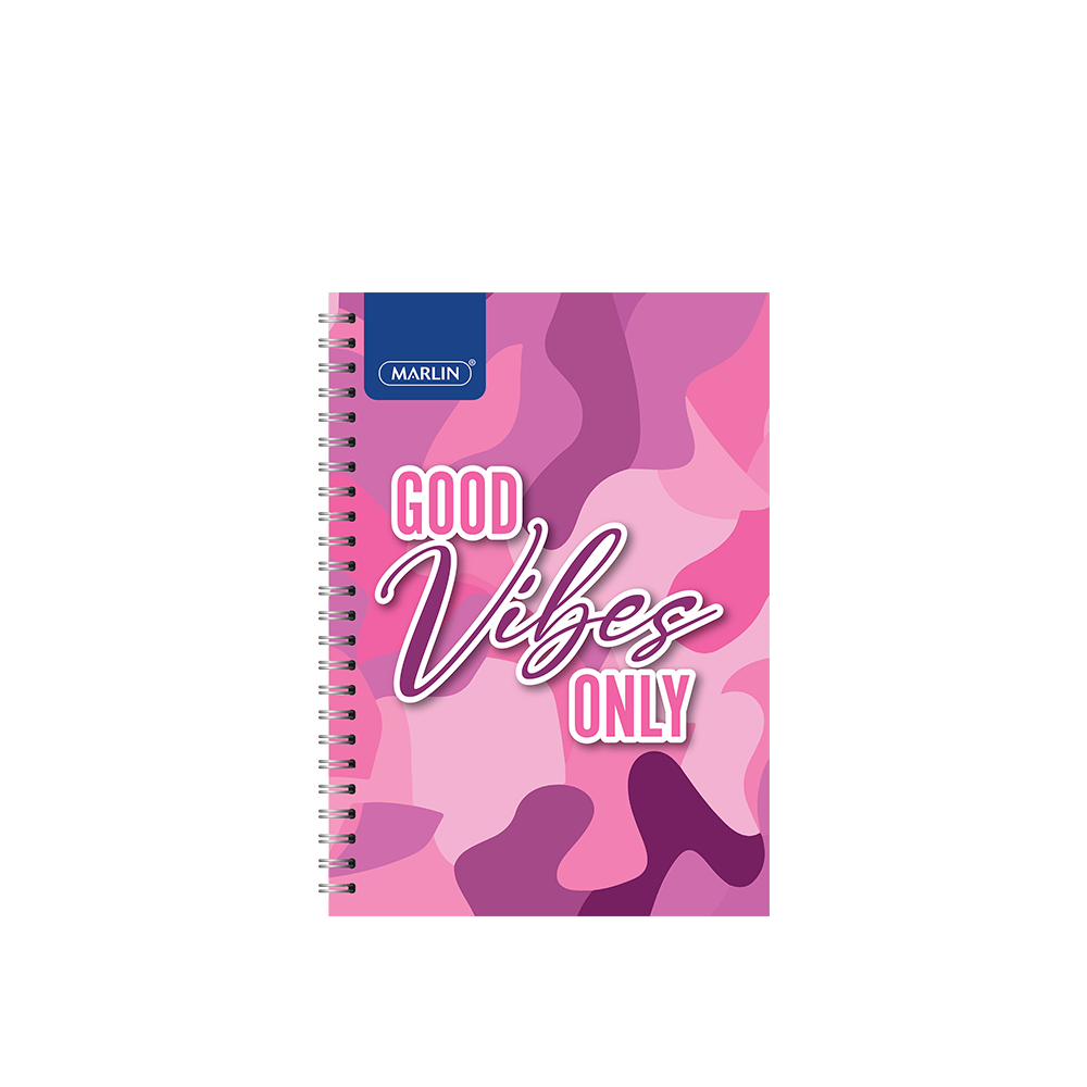 Freedom A5 140 Page Side Spiral Notebook Assorted Designs
