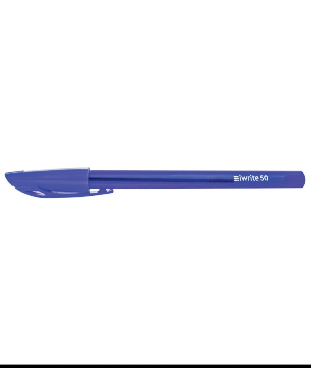 iWrite Clear Colour Barrel Ballpoint Pens Fine - Box of 50