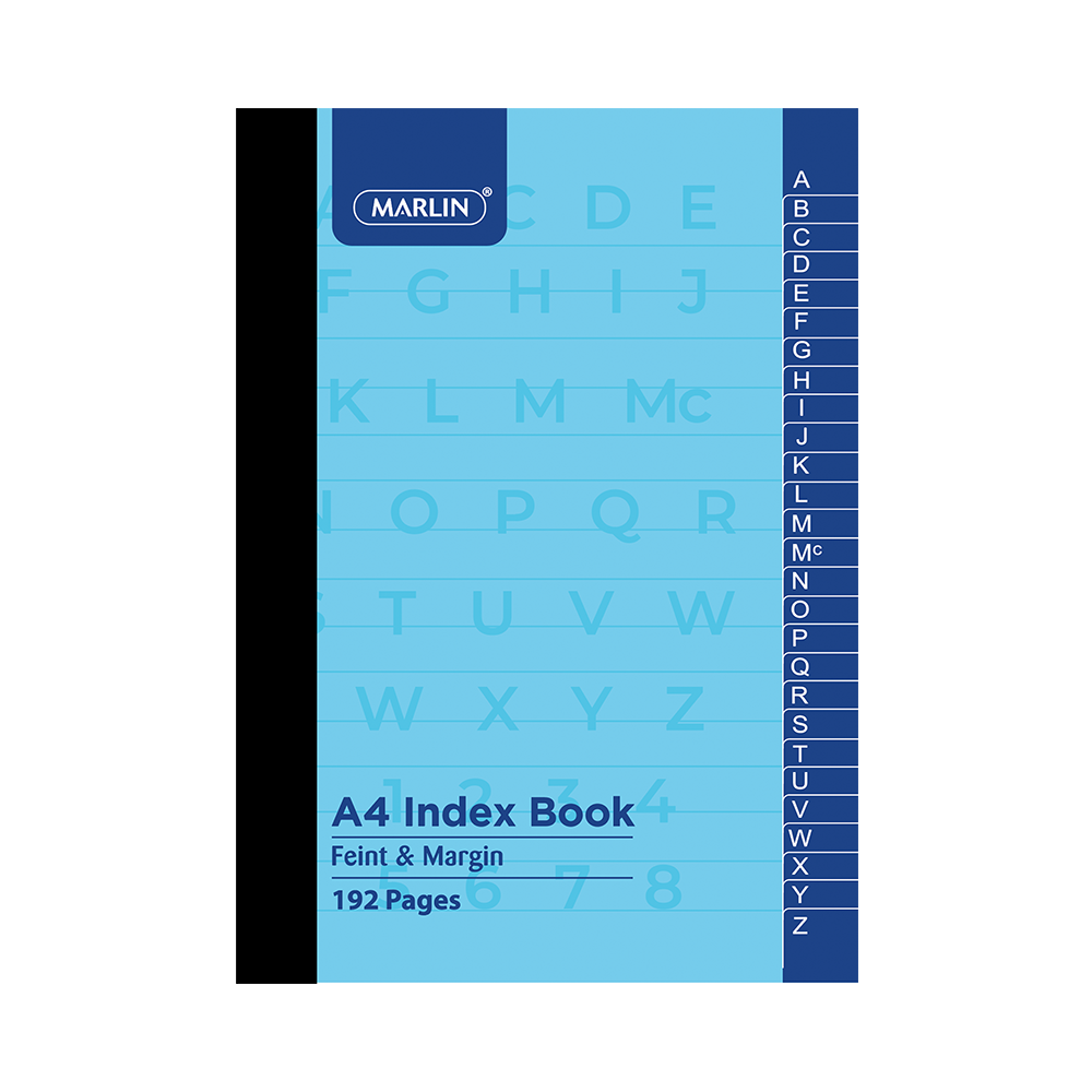 Freedom A4 A-Z Hardcover Index Book