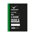 Freedom A4 192 Page Quad & Margin Counter Book