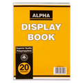 Alpha Display Book 20 Pocket