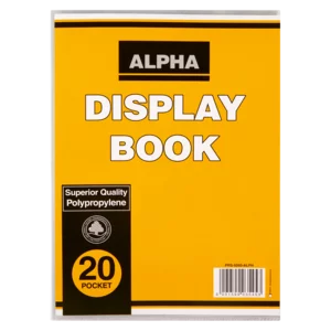 Alpha Display Book 20 Pocket