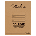 Treeline A4 48 Page Feint & Margin Exercise Book