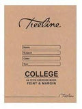Treeline A4 72 Page Feint & Margin Exercise Book