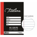 Treeline A5 128 Page Feint & Margin Manuscript Book