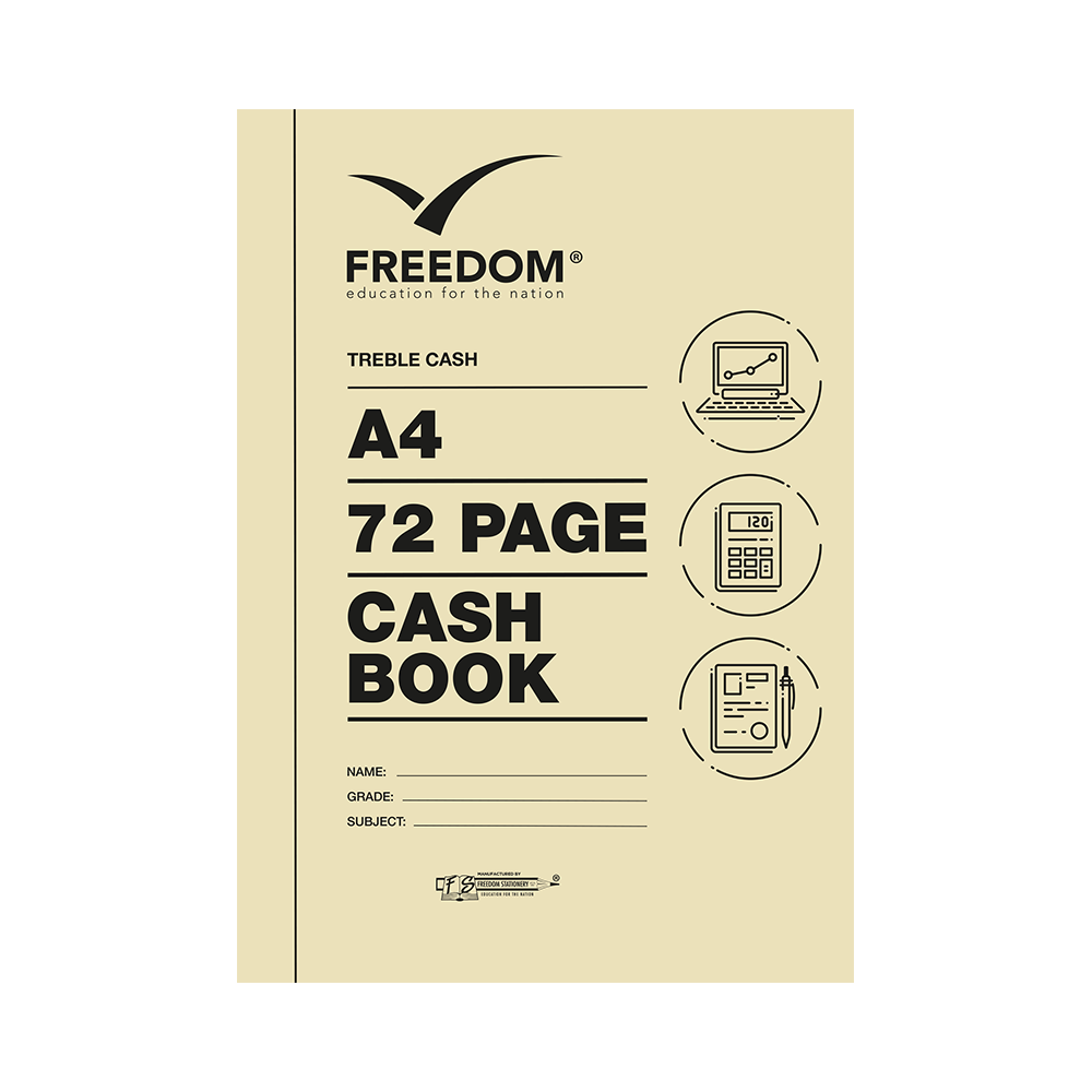 Freedom 72 Page Cash Book