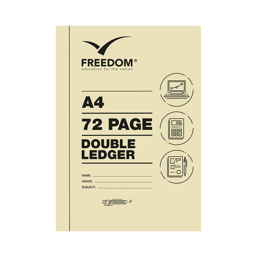 Freedom A4 72 Page Ledger Book
