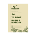 Freedom A4 72 Page Irish & Margin Nature Study Book