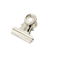 Silver bulldog clips 22mm box of 12