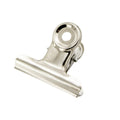 Silver bulldog clips 40mm box of 12