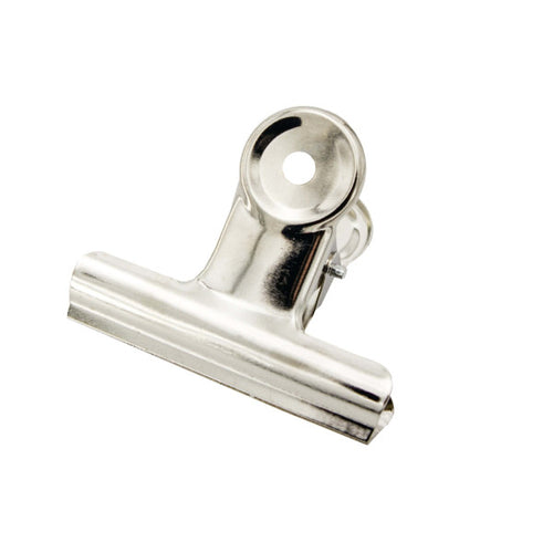 Silver bulldog clips 63mm box of 12