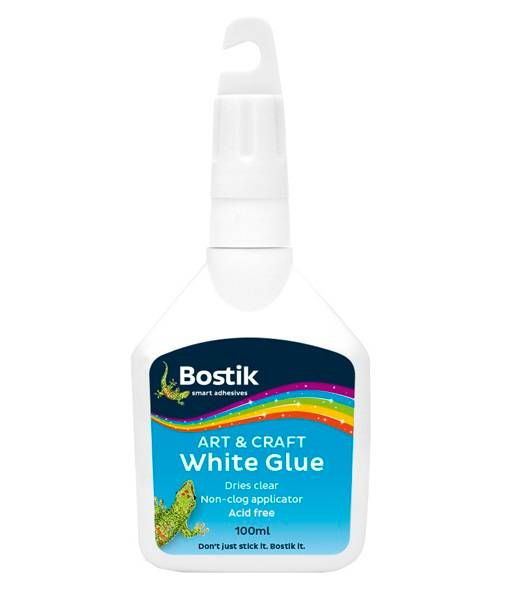 Bostik Art & Craft White Glue – 100ml White Craft Glue – Acid Free – Clear