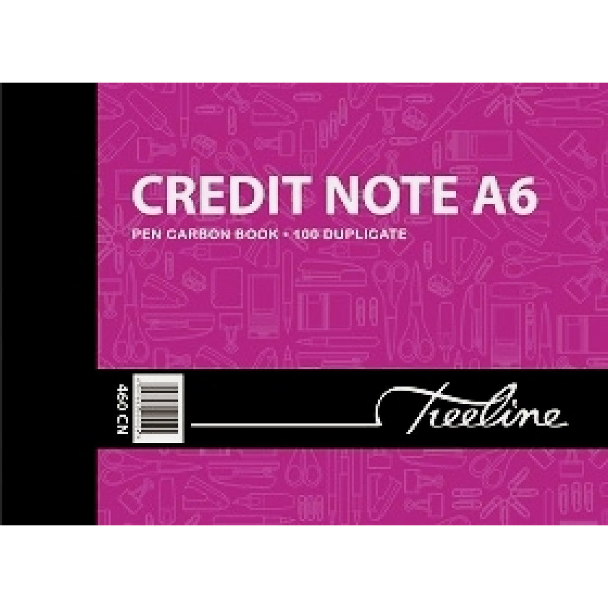 Treeline A6L Credit Note Duplicate Book 100 Sheets