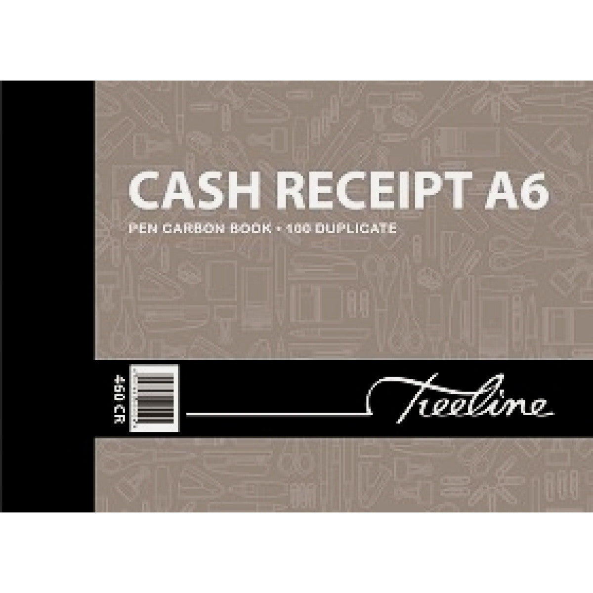 Treeline A6L Cash Receipt Duplicate Book 100 Sheets