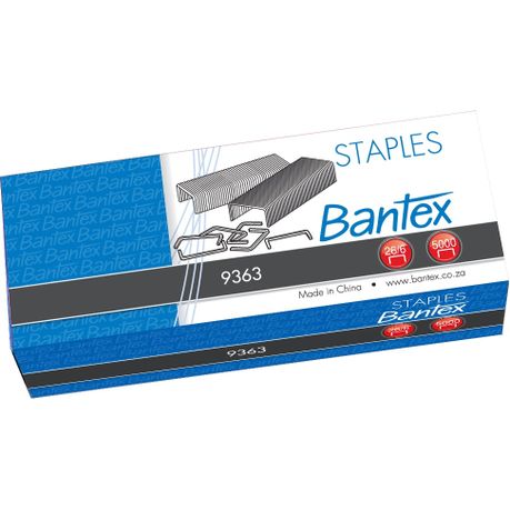 Bantex Staples 26/6 - 1000 Pack