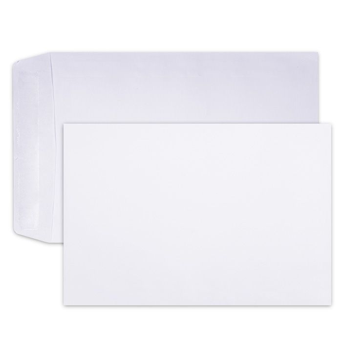 LEO C3 White Gummed Envelopes - Box 250