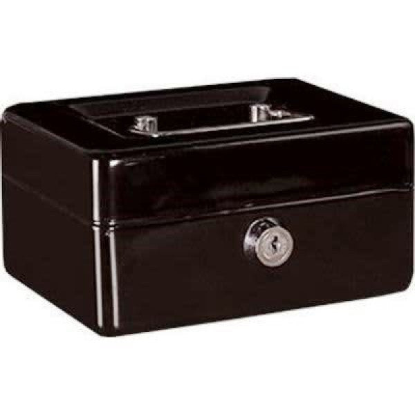 Treeline metal cash box 6 inch black