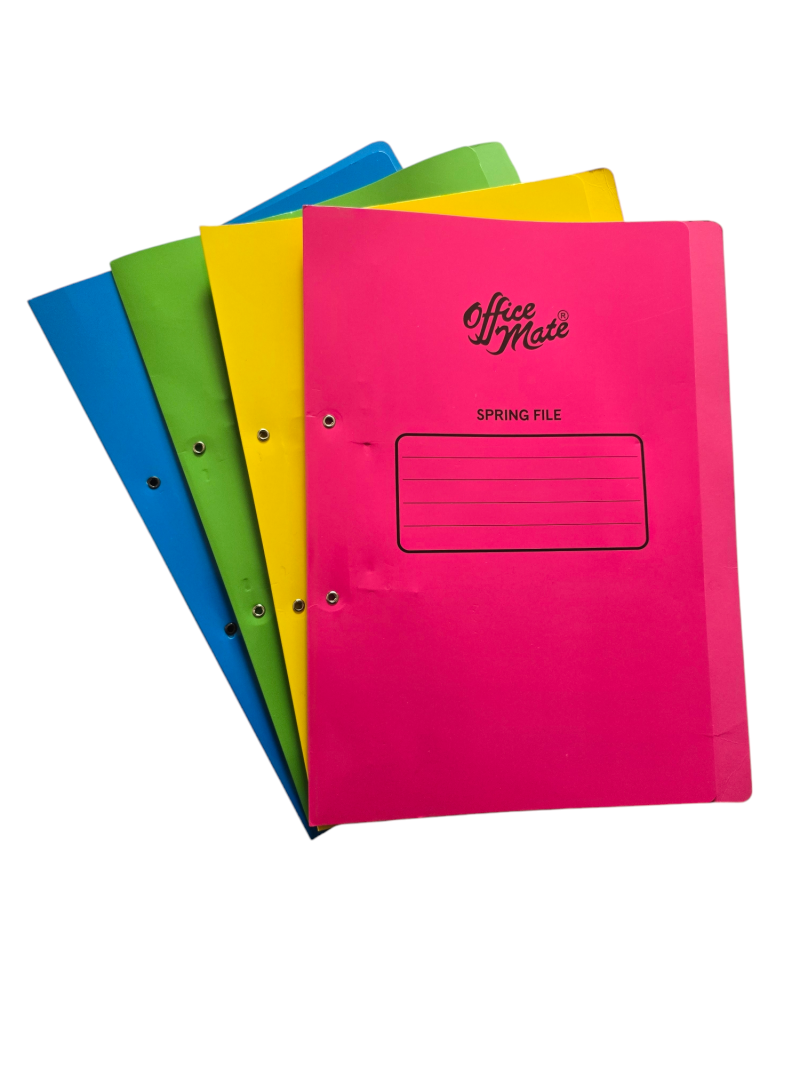 Office Mate Heavy-Duty 450gsm Laminated Accessible File