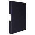 BTX RINGBINDER PVC A4 25mm 2RINGO BLACK