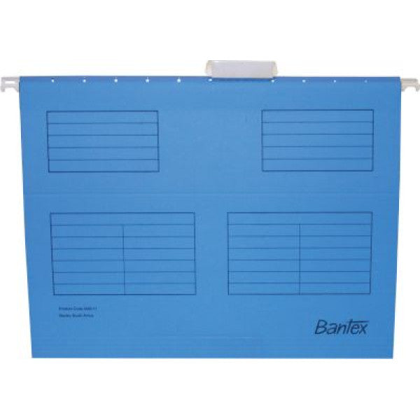 Bantex A4 cobalt blue suspension files - pack of 10