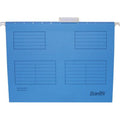 Bantex A4 cobalt blue suspension files - pack of 10