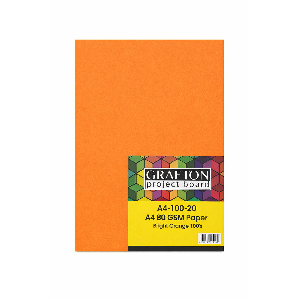 Grafton A4 80gsm Coloured Paper - 100 Sheets