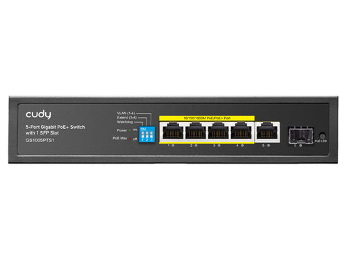Cudy 5 Port Gigabit 4 PoE 120W 1SFP Switch