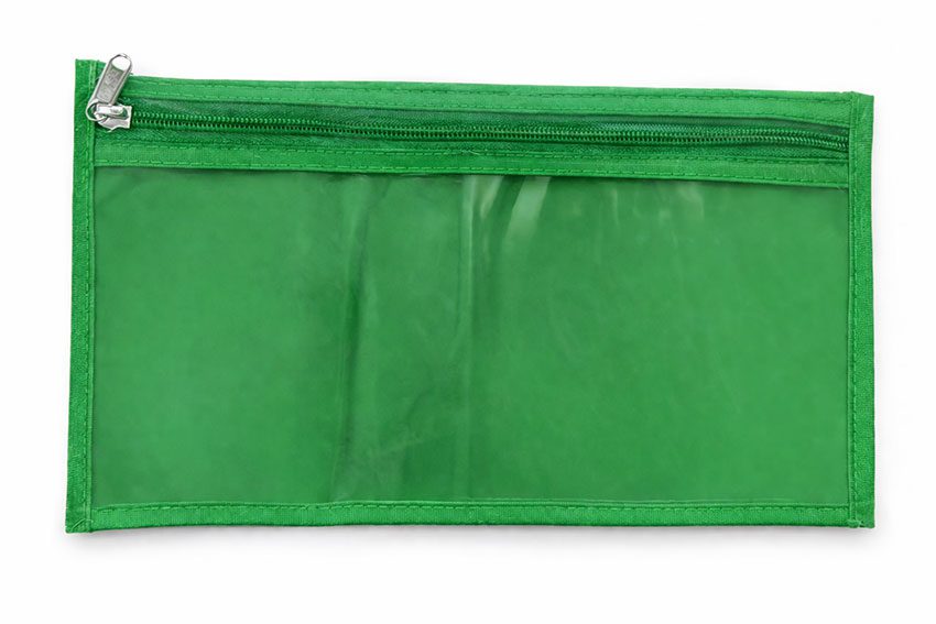 4Kids Pencil Bag 33cm with Hidden Pocket & Clear Front