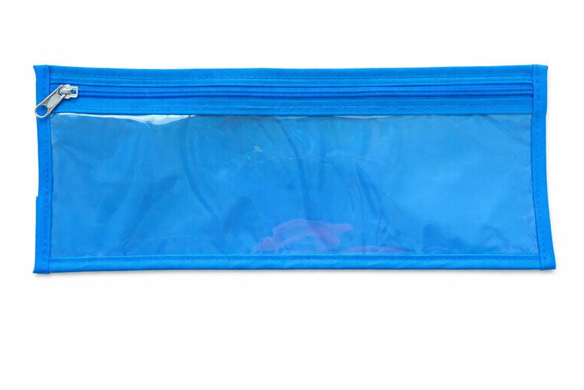 4Kids Pencil Bag 33cm with Hidden Pocket & Clear Front
