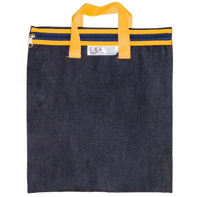 4Kids Denim Library Book Bag with Handle