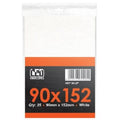 LEO 90 x 152mm White Gummed Envelopes, Pack 25