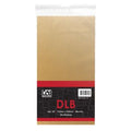 LEO DLB Manilla Self Seal Envelopes, 110 x 220mm, Pack 25