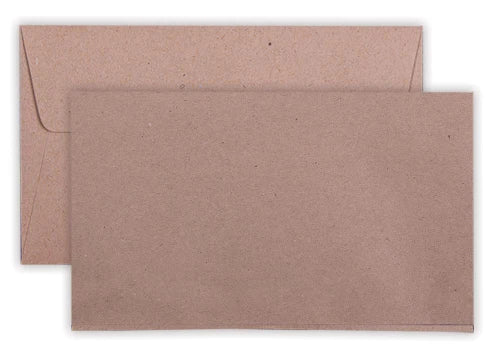 LEO 90 × 152 mm manilla gummed envelopes, box of 500