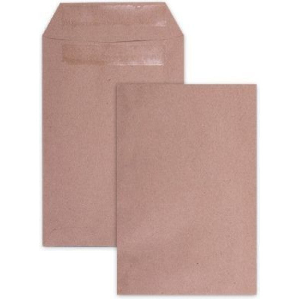 LEO plain manilla wage self seal envelopes, box of 500