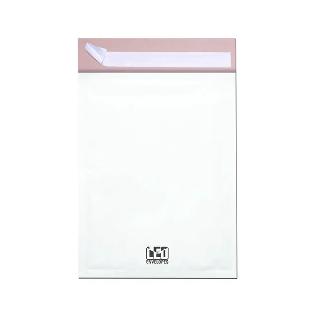 LEO White Bubble Mailer #3, 220 x 330mm, Pack 10