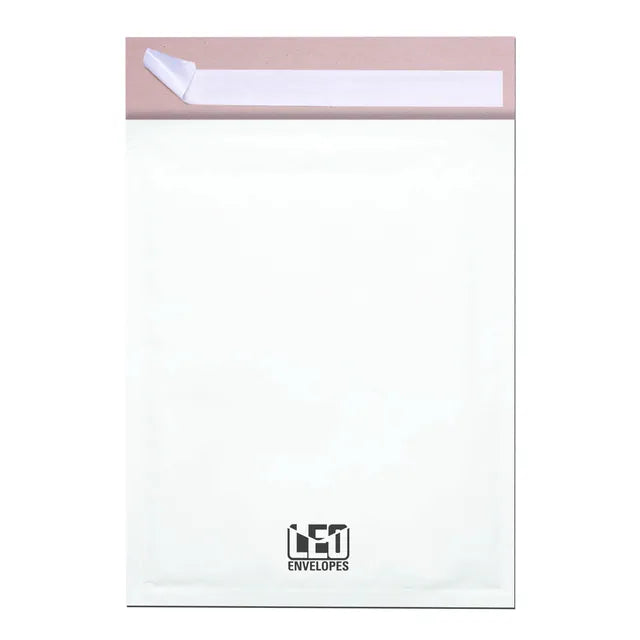 LEO White Bubble Mailer #6, 300 x 440mm, Pack 10