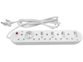 Multi Plug 5x16A 5x5A 3m Cord White