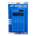 SDS500 sky blue 12-digit desktop calculator
