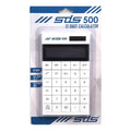 SDS500 white 12-digit desktop calculator