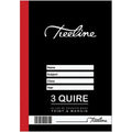 Treeline A4 192 Page Feint & Margin Counter Book