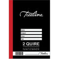 Treeline A4 192 Page Quad & Margin Counter Book