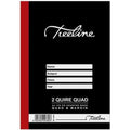 Treeline A4 288 Page Quad & Margin Counter Book