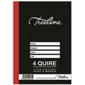 Treeline A4 384 Page Feint & Margin Counter Book