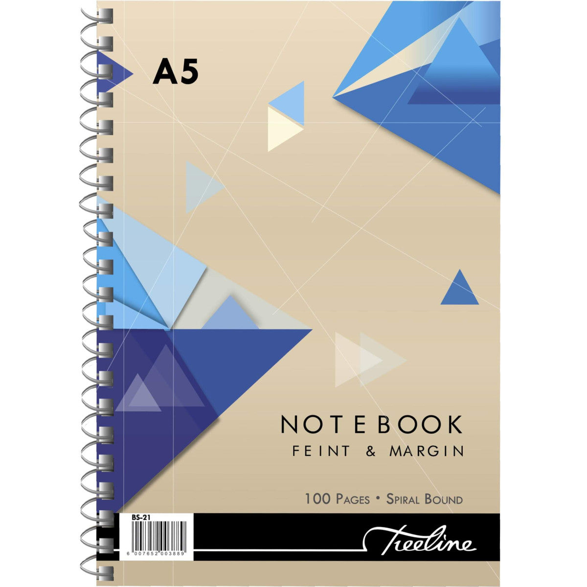 Treeline A5 100 Page Wiro Notebook