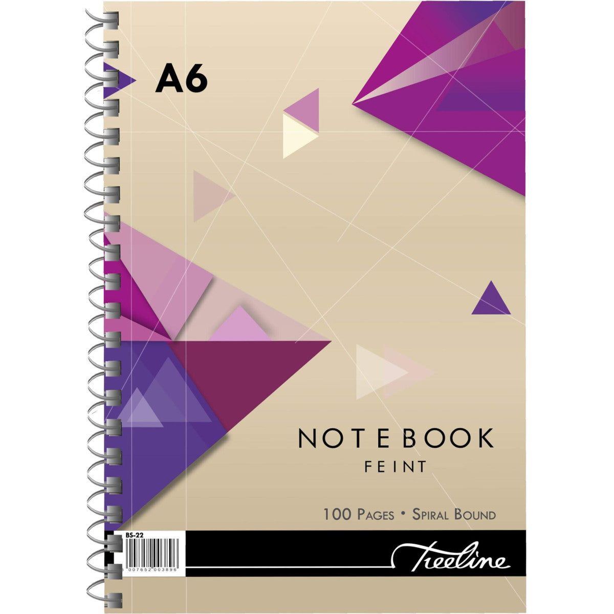 Treeline A6 100 Page Wiro Notebook