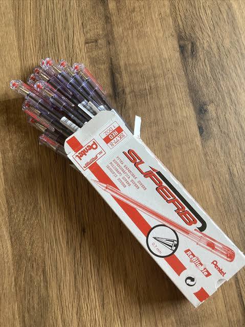 Pentel BK77 Superb Ballpoint Pen (0.7mm Fine) - Box of 12