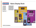 Alpha Display Book 10 Pocket shown in the Alpha display book range