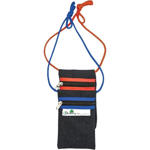 4Kids denim money bag with string