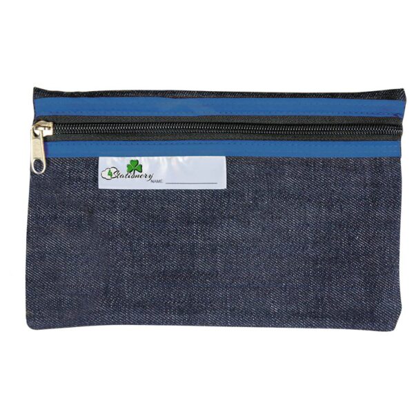 4Kids school denim pencil bag 22cm